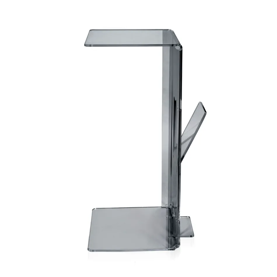 Tavolino da Salotto con Portariviste in Plexiglass Made in Italy - Belle Viadurini