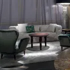 Tavolino da salotto design moderno in legno, made in Italy, Loris Viadurini