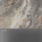 Tavolino da Salotto di Design in Marmo con Base in Vetro Made in Italy - Molino Viadurini