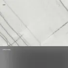 Tavolino da Salotto di Design in Marmo con Base in Vetro Made in Italy - Molino Viadurini