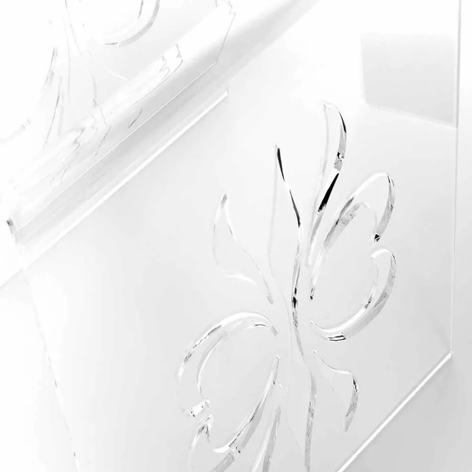 Tavolino da salotto, di design in plexiglass trasparente Mandas Viadurini