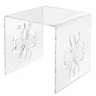 Tavolino da salotto, di design in plexiglass trasparente Mandas Viadurini