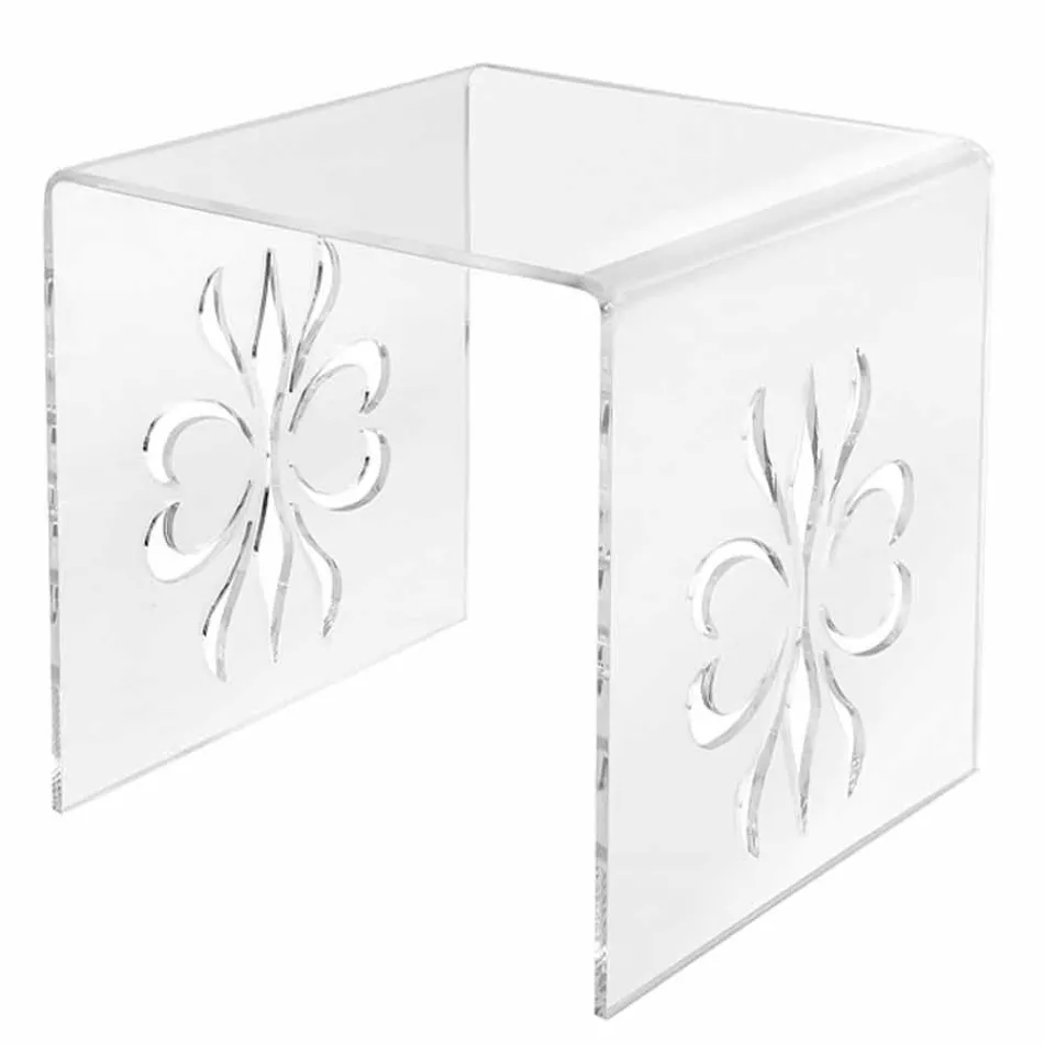 Tavolino da salotto, di design in plexiglass trasparente Mandas Viadurini