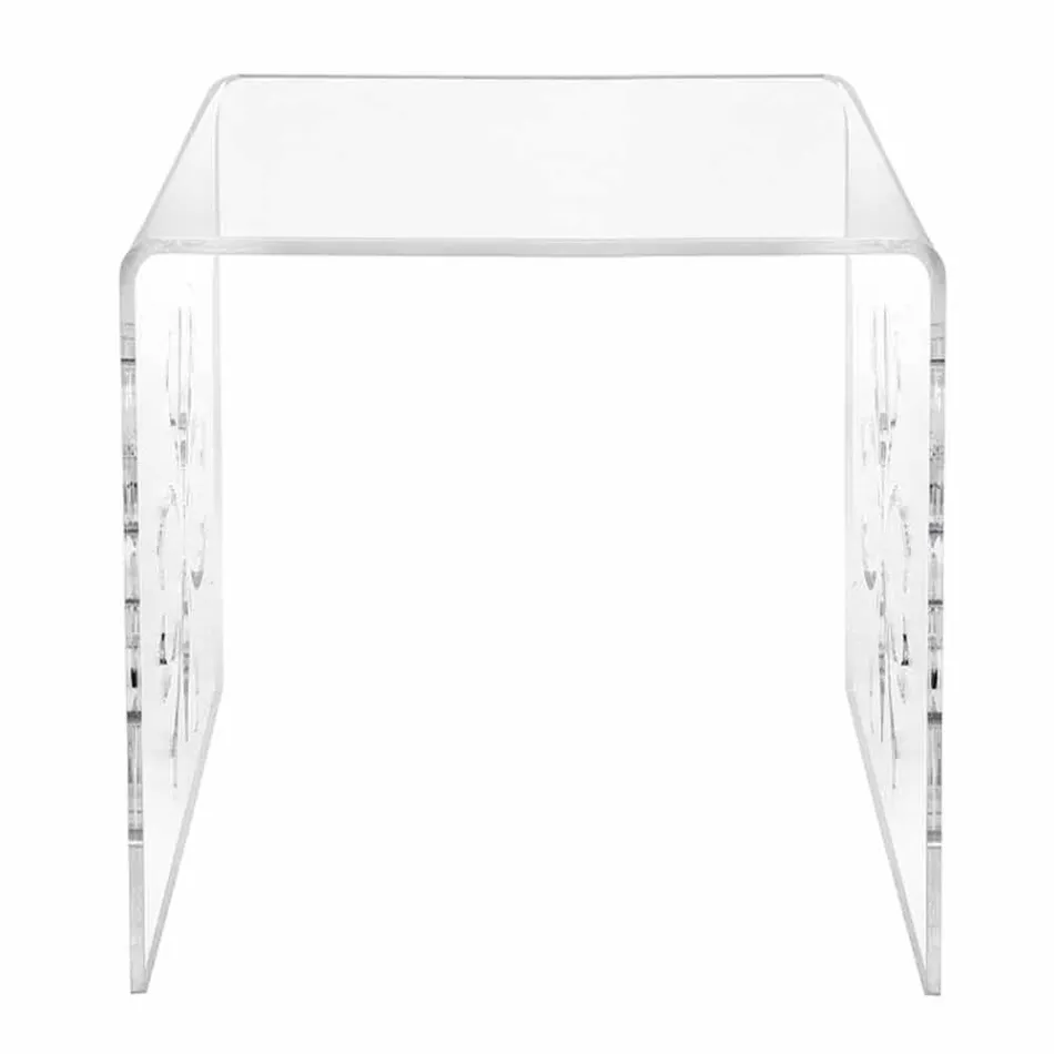 Tavolino da salotto, di design in plexiglass trasparente Mandas Viadurini