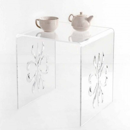 Tavolino da salotto, di design in plexiglass trasparente Mandas Viadurini