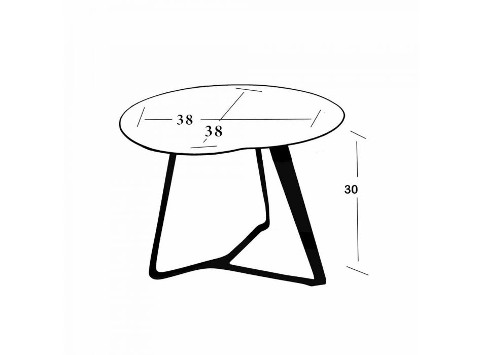 Tavolino da Salotto Fatto a Mano in Marmo e Acciaio Made in Italy - Prince Viadurini