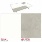 Tavolino da Salotto in Fenix con Piedini Trasparenti Made in Italy - Justin Viadurini