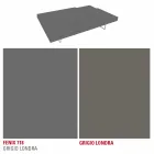 Tavolino da Salotto in Fenix con Piedini Trasparenti Made in Italy - Justin Viadurini