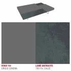 Tavolino da Salotto in Fenix con Piedini Trasparenti Made in Italy - Justin Viadurini