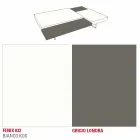 Tavolino da Salotto in Fenix con Piedini Trasparenti Made in Italy - Justin Viadurini