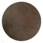 Tavolino da Salotto in Grès con Base in Acciaio Realizzato in Italia - Aspira Viadurini