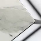 Tavolino da Salotto in Grès e Base in Acciaio Made in Italy - Birba Viadurini