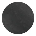 Tavolino da Salotto in Grès Porcellanato e Base Rotonda Made in Italy - Tullia Viadurini