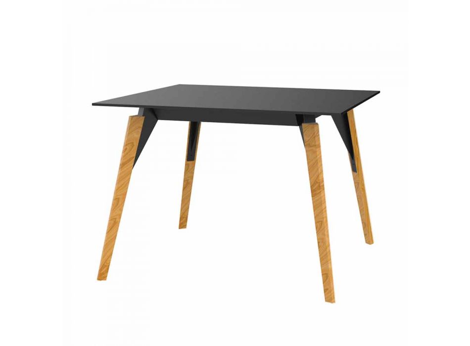 Tavolino da Salotto in Legno e Hpl Vari Colori 2 Misure - Faz Wood by Vondom Viadurini