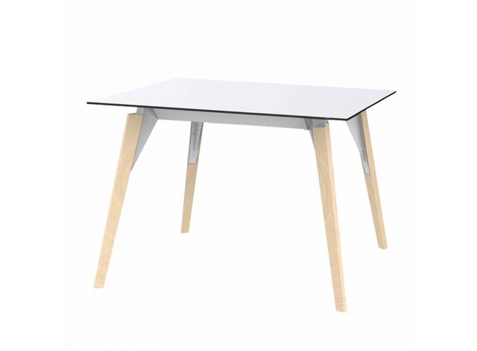 Tavolino da Salotto in Legno e Hpl Vari Colori 2 Misure - Faz Wood by Vondom Viadurini