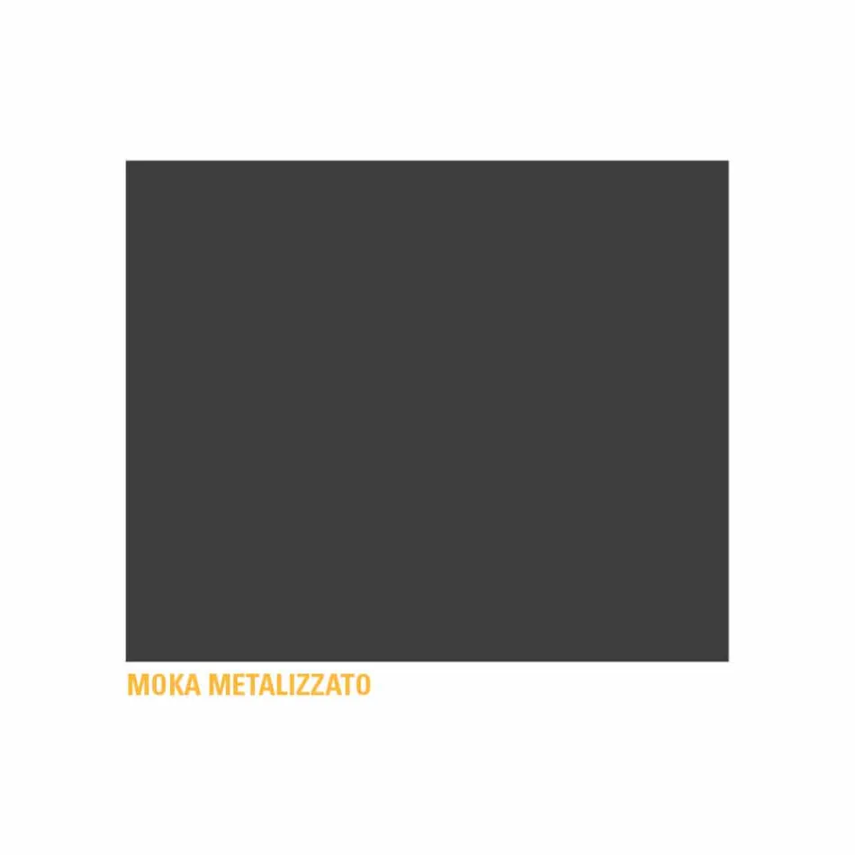 Tavolino da Salotto in Metallo con Vassoio Contenitore Made in Italy - Numbo Viadurini