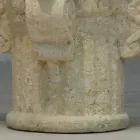 Tavolino da salotto in pietra e cristallo dal design classico Balos Viadurini