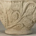 Tavolino da salotto in pietra e cristallo dal design classico Mytros Viadurini