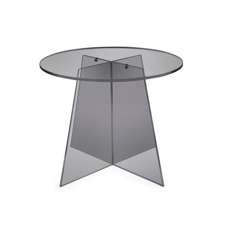 Tavolino da Salotto in Plexiglass di Diverse Finiture Made in Italy - Aurora Viadurini