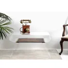 Tavolino da Salotto in Plexiglass Trasparente o con Legno di Design - Gesso Viadurini