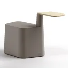 Tavolino da Salotto in Polietilene e Legno di Betulla Made in Italy - Clio Viadurini