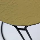 Tavolino da Salotto in Vetro e Base Rotonda Made in Italy - Tullia Viadurini