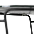 Tavolino da Salotto in Vetro e Base Rotonda Made in Italy - Tullia Viadurini