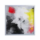 Tavolino da salotto moderno 50x50cm in metallo Nina, made in Italy Viadurini