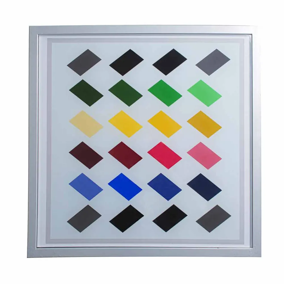 Tavolino da salotto moderno 50x50cm in metallo Nina, made in Italy Viadurini