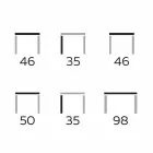 Tavolino da Salotto Moderno in Gres e Legno di Faggio Made in Italy - Titanic Viadurini