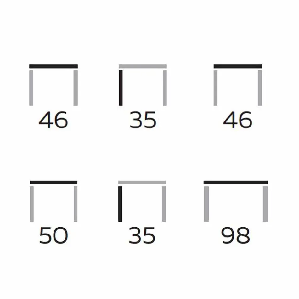 Tavolino da Salotto Moderno in Gres e Legno di Faggio Made in Italy - Titanic Viadurini