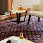 Tavolino da Salotto Moderno in Gres e Legno di Faggio Made in Italy - Titanic Viadurini