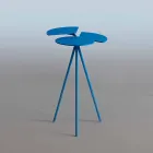 Tavolino da Salotto Moderno in Lamiera Colorata di Design Originae - Ladybug Viadurini