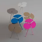 Tavolino da Salotto Moderno in Lamiera Colorata di Design Originae - Ladybug Viadurini