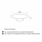 Tavolino da salotto moderno in legno di larice laccato nero Giglio Viadurini