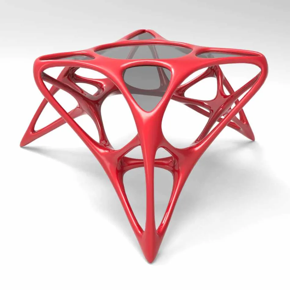 Tavolino da salotto moderno in vetro e Adamantx® Lunar Table#2  Viadurini