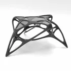 Tavolino da salotto moderno in vetro e Adamantx® Lunar Table#2  Viadurini