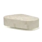 Tavolino da Salotto Moderno Sagomato in Pietra Fossile - Bowie Viadurini