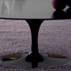Tavolino da Salotto Ovale Marmo di Carrara o Marquinia Made in Italy – Dollars Viadurini
