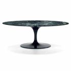 Tavolino da Salotto Ovale Marmo di Carrara o Marquinia Made in Italy – Dollars Viadurini