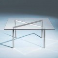 Tavolino da Salotto Quadrato in Vetro Temperato Realizzato in Italia - Madrid