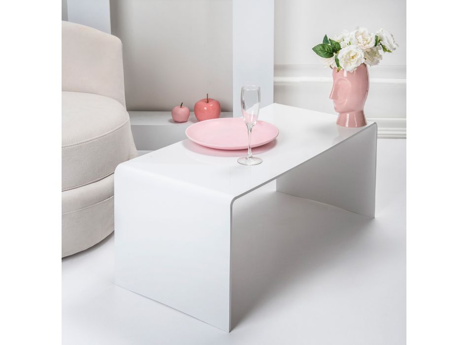 Tavolino da Salotto Realizzato in Plexiglass Made in Italy - Jasmine Viadurini