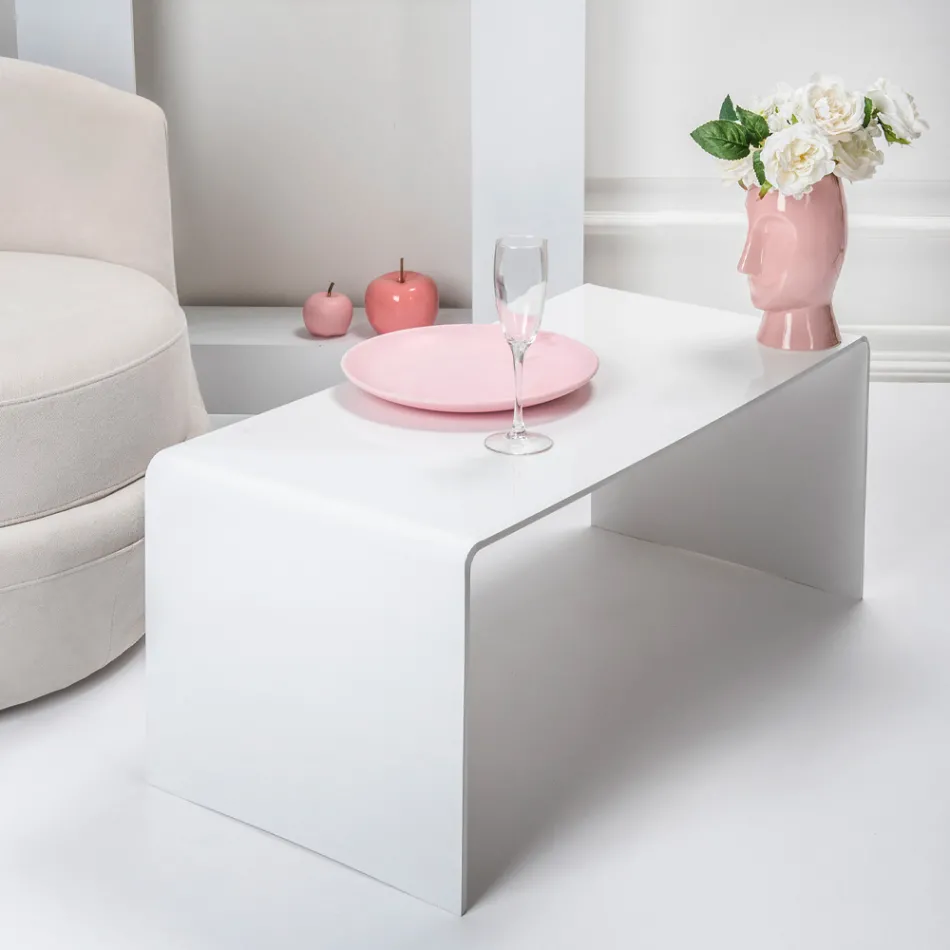 Tavolino da Salotto Realizzato in Plexiglass Made in Italy - Jasmine Viadurini