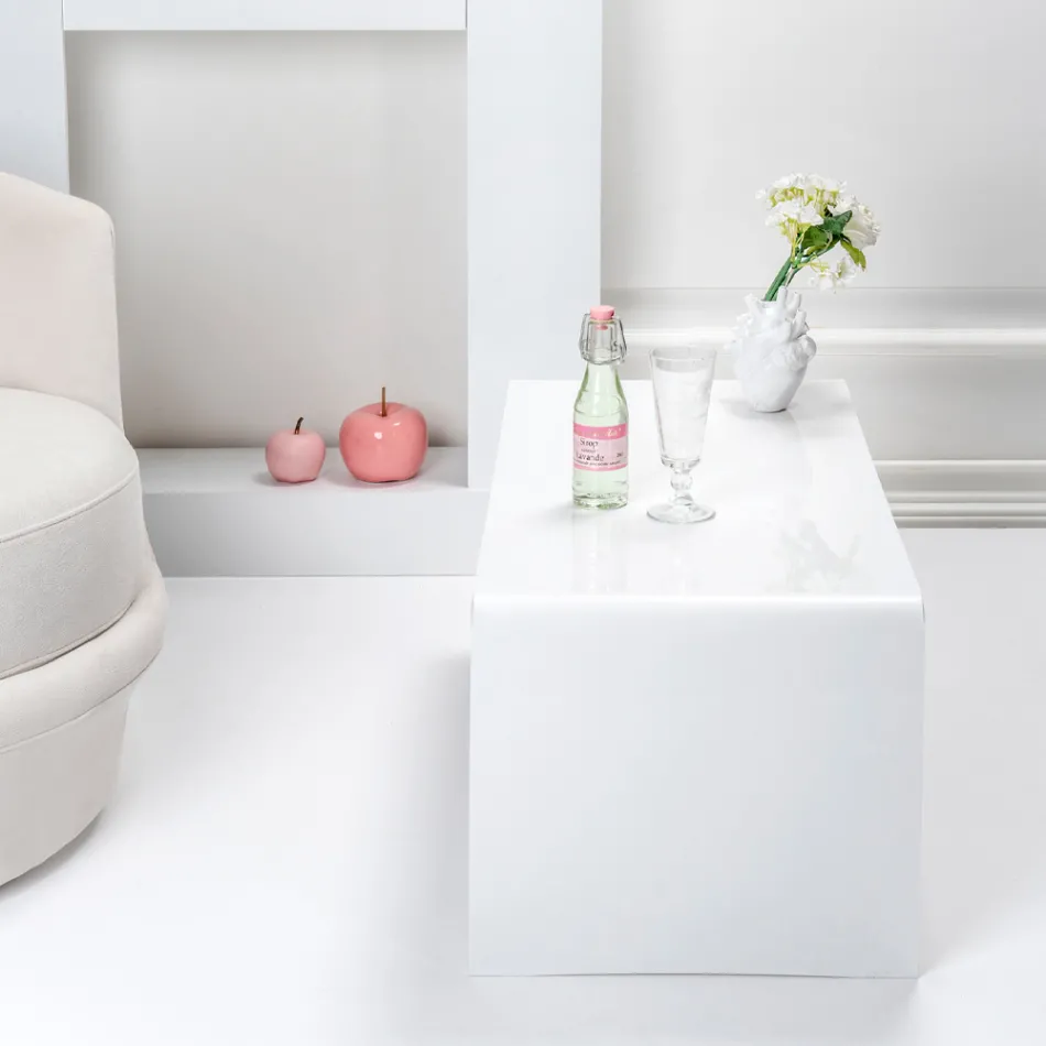 Tavolino da Salotto Realizzato in Plexiglass Made in Italy - Jasmine Viadurini