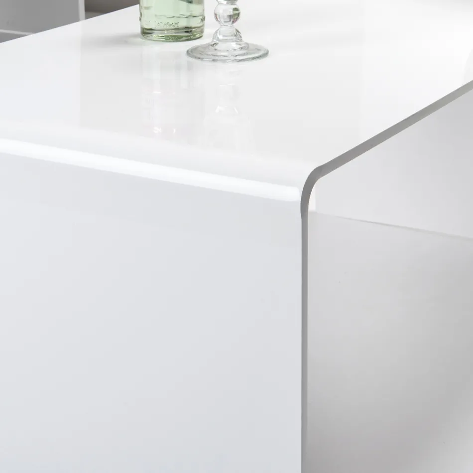 Tavolino da Salotto Realizzato in Plexiglass Made in Italy - Jasmine Viadurini