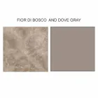 Tavolino da Salotto Rotondo di Design in Gres e Frassino Made in Italy  - Bering Viadurini