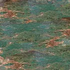 Tavolino da Salotto Rotondo in Gres e Metallo Moderno Made in Italy - Albert Viadurini