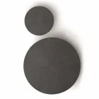 Tavolino da Salotto Rotondo in Mdf con Struttura in Metallo Made in Italy - Aloe Viadurini