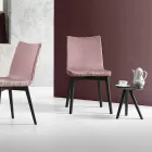 Tavolino da Salotto Tondo in Legno Laccato Grigio Nero Made in Italy - Stoccarda Viadurini