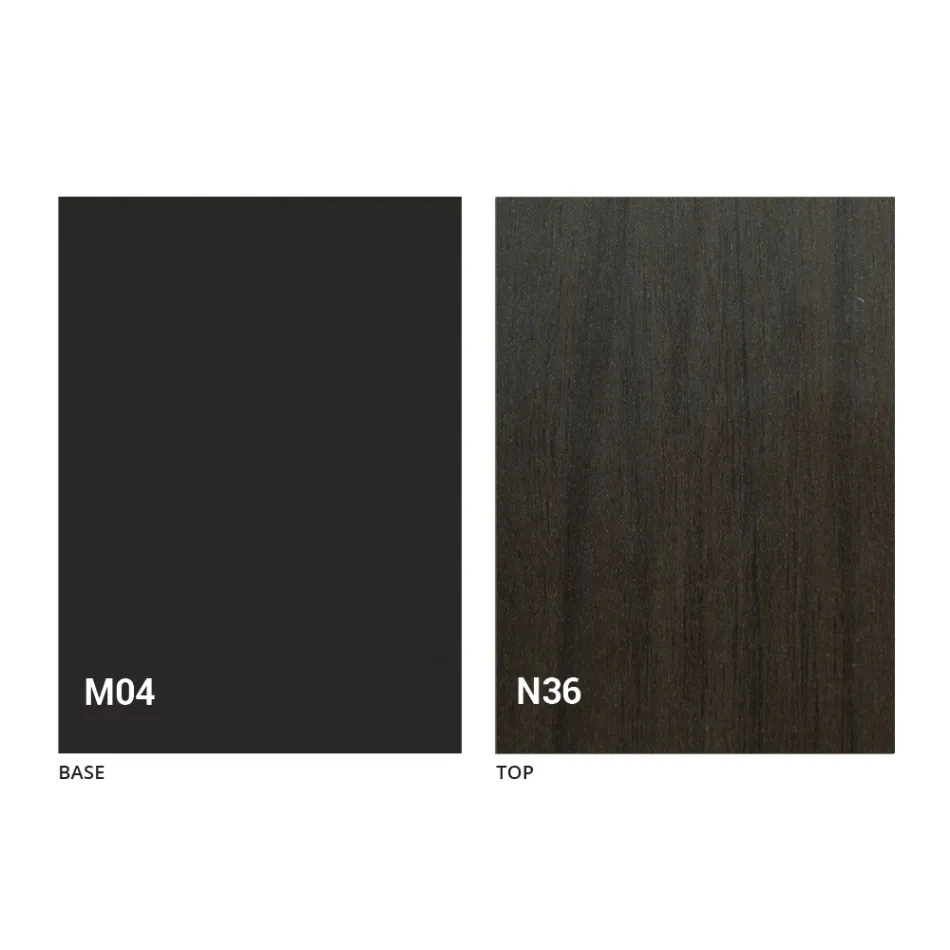 Tavolino da Salotto Trasformabile in Legno e Acciaio Made in Italy - Demetro Viadurini